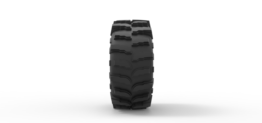 Diecast Offroad wheel 19 3D Print 238673