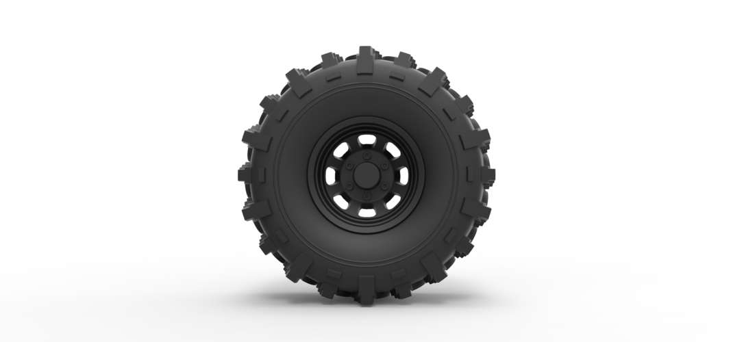 Diecast Offroad wheel 19 3D Print 238675