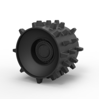 Diecast Compactor wheel - Thumbnail 1