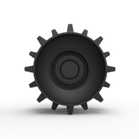 Diecast Compactor wheel - Thumbnail 5