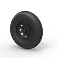 Diecast Front wheel for Dune Buggy - Thumbnail 1