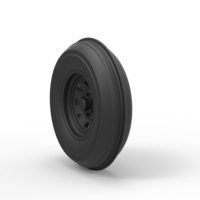 Diecast Front wheel for Dune Buggy - Thumbnail 2