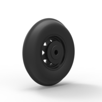 Diecast Front wheel for Dune Buggy - Thumbnail 4