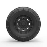 Diecast Front wheel from Dirt dragster - Thumbnail 5