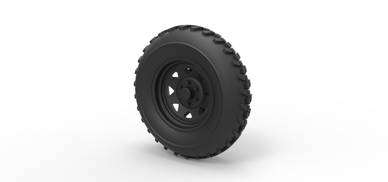Diecast Front wheel for Dune Buggy 2