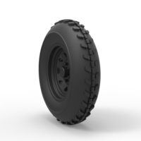 Diecast Front wheel for Dune Buggy 2 - Thumbnail 2