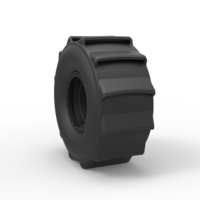 Diecast Wheel for mud drag racing - Thumbnail 2