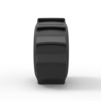 Diecast Wheel for mud drag racing - Thumbnail 3