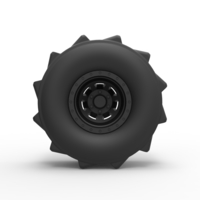 Diecast Wheel for mud drag racing - Thumbnail 5