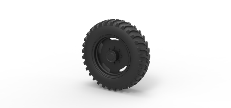Diecast Tractor wheel