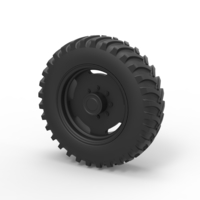 Small Diecast Tractor wheel 3D Printing 238716