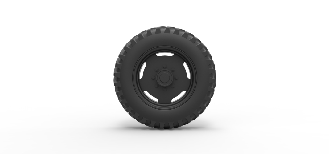 Diecast Tractor wheel 3D Print 238720
