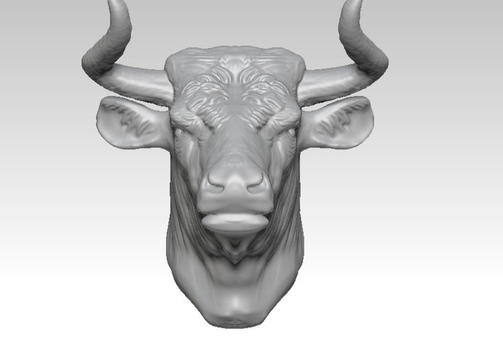 Bull head 3D Print 238734