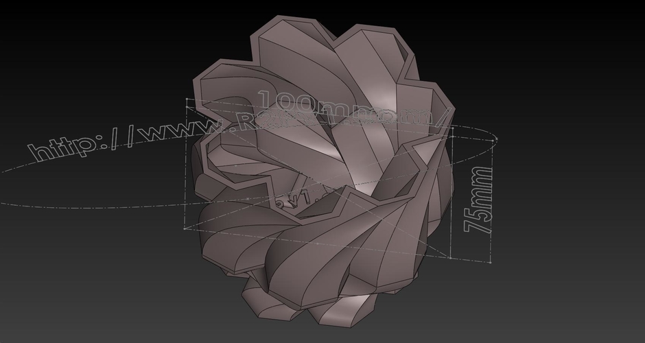 Vase #491 3D Print 238761
