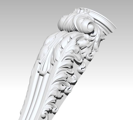 Carving furniture table leg 3D Print 238774