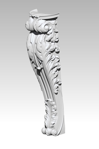 Carving furniture table leg 3D Print 238775