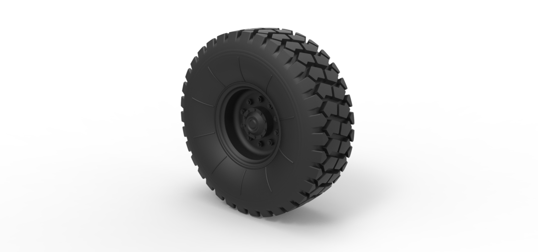 Diecast Offroad truck wheel 2 3D Print 238813