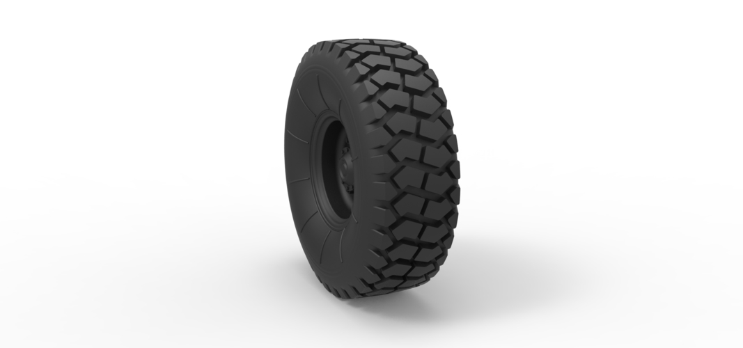 Diecast Offroad truck wheel 2 3D Print 238814
