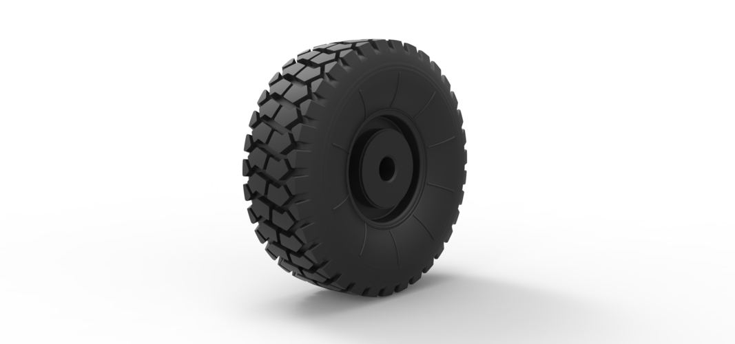 Diecast Offroad truck wheel 2 3D Print 238816