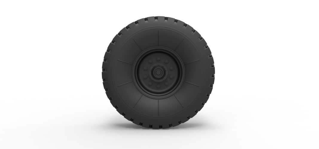 Diecast Offroad truck wheel 2 3D Print 238817