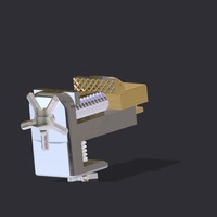 Simple adjustable table vise for 3d print - Thumbnail 1