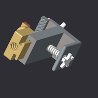 Simple adjustable table vise for 3d print - Thumbnail 2