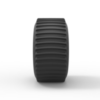 Diecast Rear wheel from Dirt dragster - Thumbnail 3