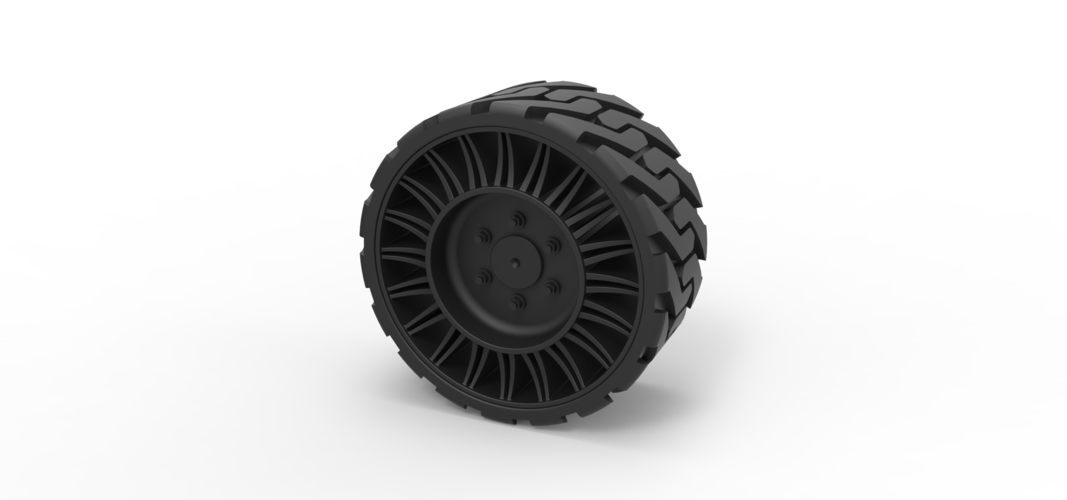 Diecast Twheel from Front loader 3D Print 238853