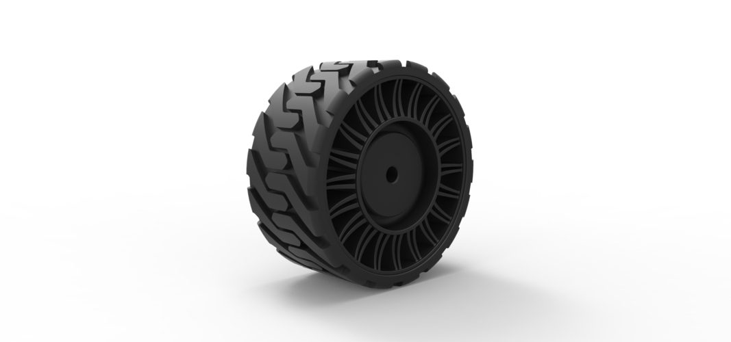 Diecast Twheel from Front loader 3D Print 238856