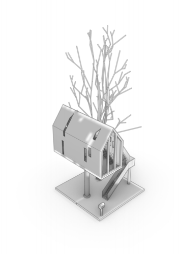 Tree house Lampshape 3D printing model 3D Print 238891