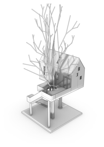 Tree house Lampshape 3D printing model 3D Print 238892