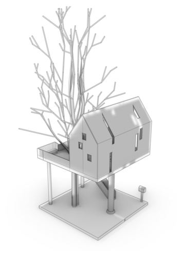 Tree house Lampshape 3D printing model 3D Print 238893