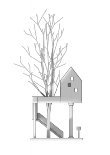 Tree house Lampshape 3D printing model 3D Print 238899