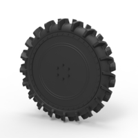Wheel from swamp buggy - Thumbnail 1
