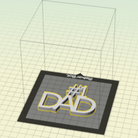 #1 Dad Desk Ornament - Thumbnail 2