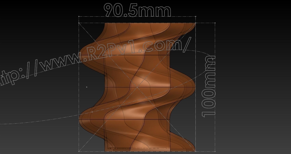 Vase#495 3D Print 238928