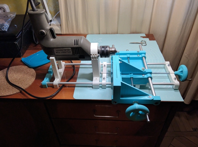 Lathe sander drill machine 3D Print 238933