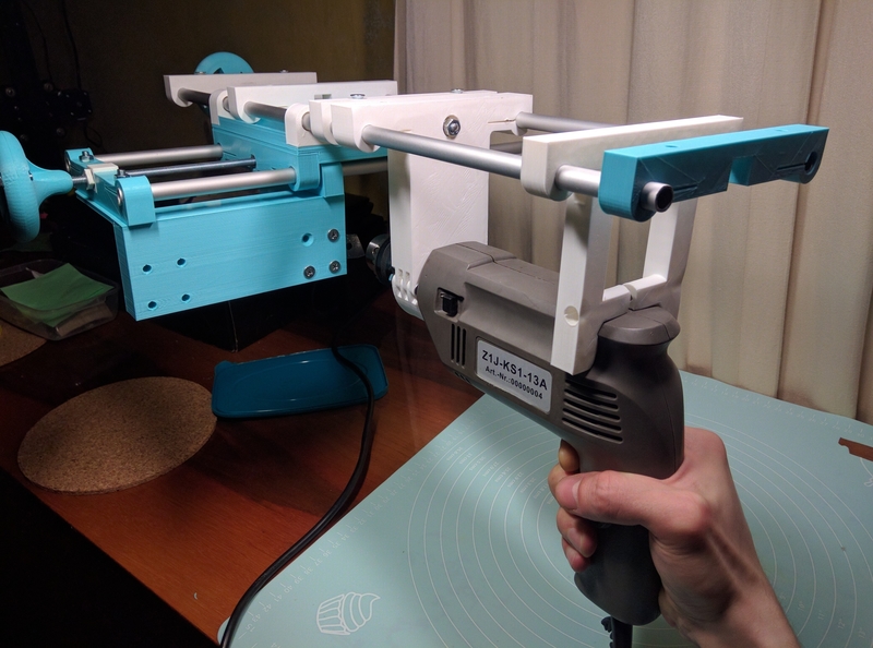 Lathe sander drill machine