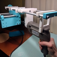 Small Lathe sander drill machine 3D Printing 238934