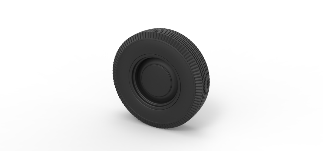 Wheel from retro car 3D Print 238939