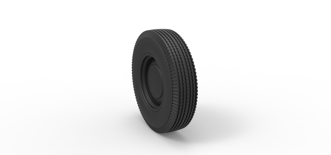 Wheel from retro car 3D Print 238940