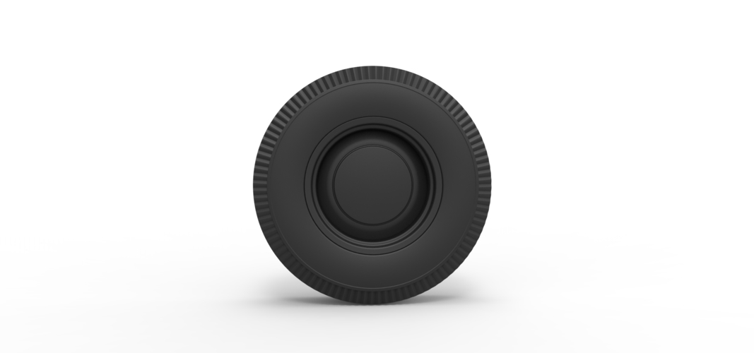 Wheel from retro car 3D Print 238943