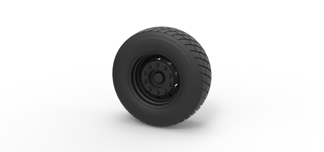 Diecast Front wheel from truck 3D Print 238972