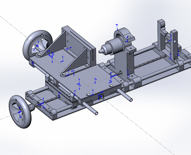 Lathe sander drill machine 3D Print 238977
