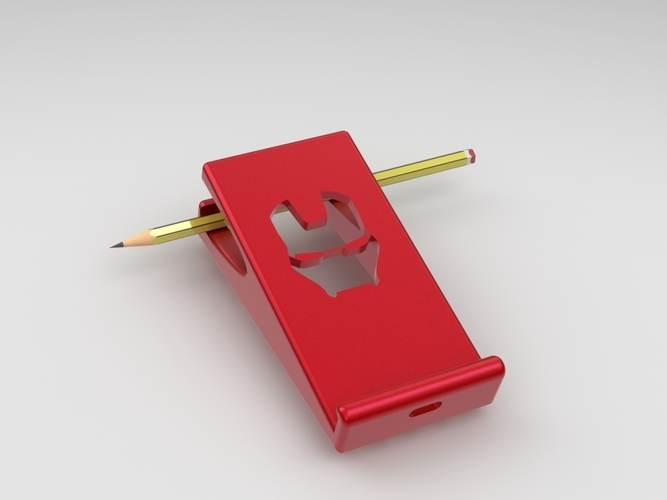 IRONMAN Phone & Pencil Holder 3D Print 239032