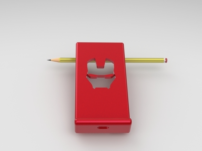 IRONMAN Phone & Pencil Holder 3D Print 239033