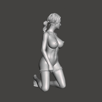 3D Printable Nude Female Body Pose 04 - Thumbnail 4