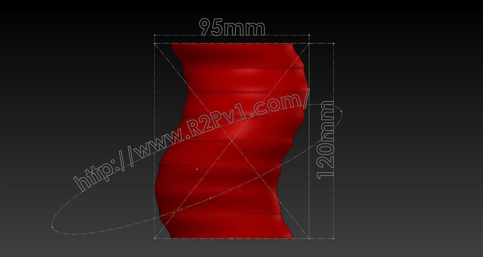 Vase #493 3D Print 239067