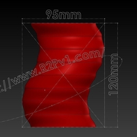 Small Vase #493 3D Printing 239067