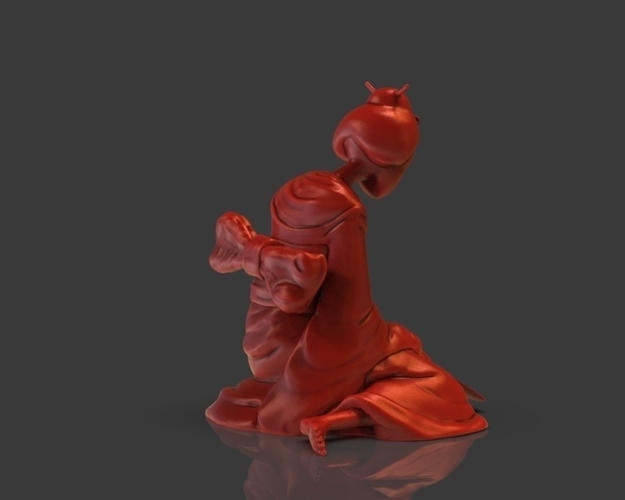 Sad Geisha 3D Sculpture 3D Print 239088